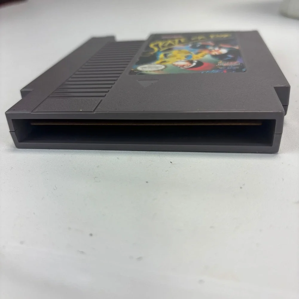 Nintendo Skate or Die NES Game Cartridge Grey Retro 8-Bit Skateboarding Classic